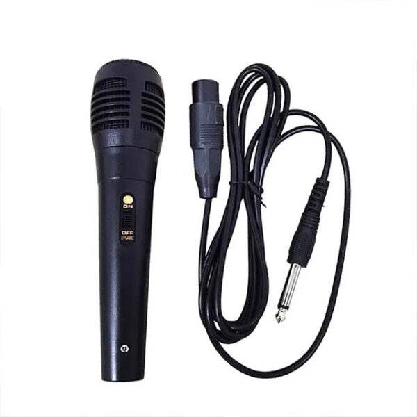 Professional Wired Handheld Dynamic Microphone – 3.5mm & 6.5mm Jack, Noise Reduction for Studio & Live Performance