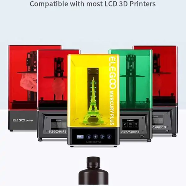 High Precision Grey Photopolymer Resin for 3D Printing