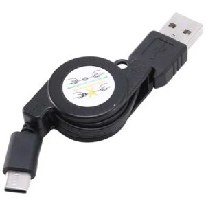 High-Speed USB Type-C 3.1 Retractable Cable Charger