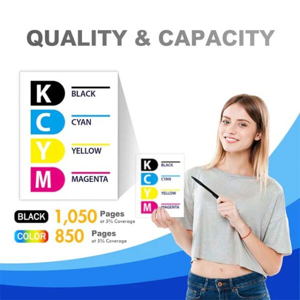 High-Yield 4-Pack Compatible HP 216A Toner Cartridges – Reliable Replacement for HP LaserJet Printers