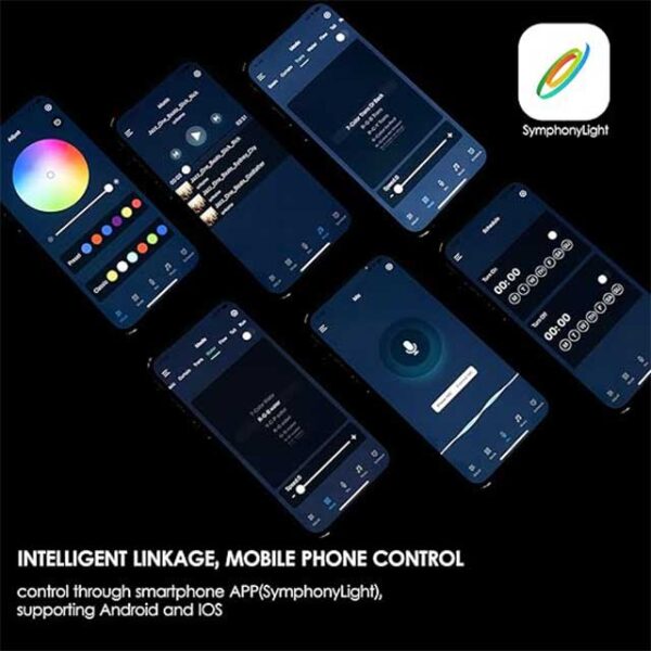 Intelligent USB-Powered LED Strip Light with BT & App Control – Waterproof Colorful LED Lamp Beads for Outdoor & Indoor Use - Image 3