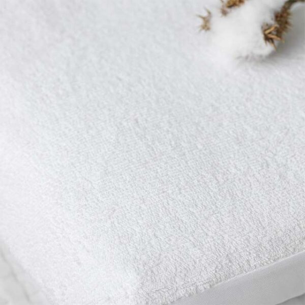 Kadolis Waterproof Organic Cotton Terry Crib Mattress Protector – 50x83 cm, Absorbent, Breathable, PVC-Free & OEKOTEX Certified