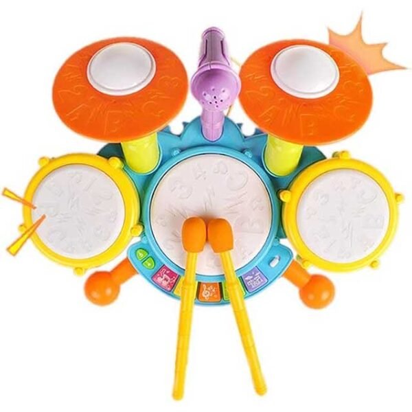 Kids Drum Set with Flash Beats Light