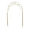 Luxury Rhinestone Tassel Headpiece – Elegant Head Chain Hair Piece & Bridal Headwear Accessory