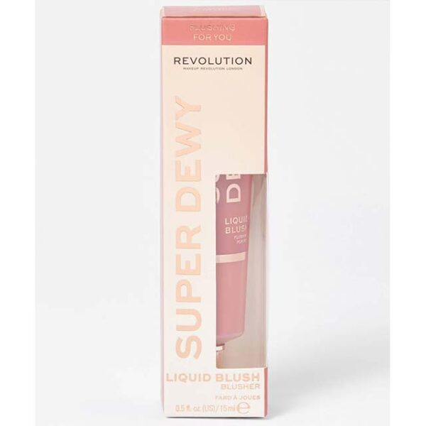 Makeup Revolution Superdewy Liquid Blush – Buildable, Radiant Cheek Tint for All-Day Dewy Glow