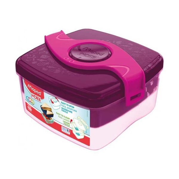 Maped Picnik Concept Twist Sandwich Box – Leak-Proof, Durable & Eco-Friendly Kids’ Lunch Box for School & Picnics