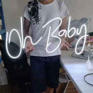 Oh Baby Neon Sign