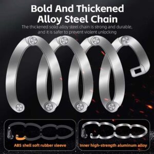 Portable Anti-Theft Folding Lock for Bike, MTB, Road Bike, Scooter, Ebike & Motorcycle – Secure Cycling Safety Accessory