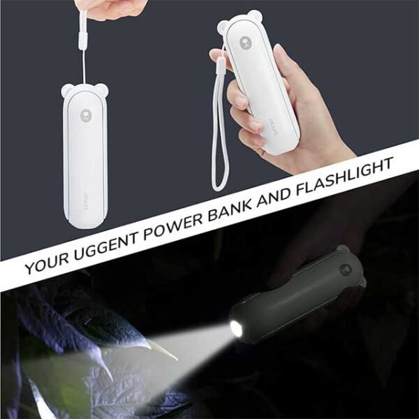 Portable Handheld Fan with 4500mAh Powerbank