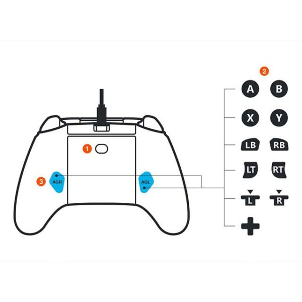 PowerA Enhanced Wired Controller for Xbox One – Official, Ergonomic, Responsive Gaming Controller in Black