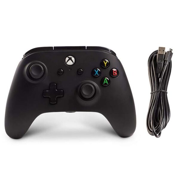 PowerA Enhanced Wired Controller for Xbox One – Official, Ergonomic, Responsive Gaming Controller in Black