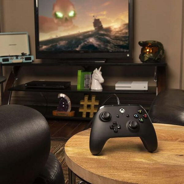 PowerA Enhanced Wired Controller for Xbox One – Official, Ergonomic, Responsive Gaming Controller in Black