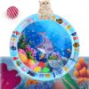 Premium Inflatable Round Play Mat for Babies & Toddlers – Safe Newborn Activity Center and Indoor Play Zone