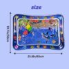 Premium Inflatable Round Play Mat for Babies & Toddlers – Safe Newborn Activity Center and Indoor Play Zone