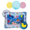 Premium Inflatable Round Play Mat for Babies & Toddlers – Safe Newborn Activity Center and Indoor Play Zone
