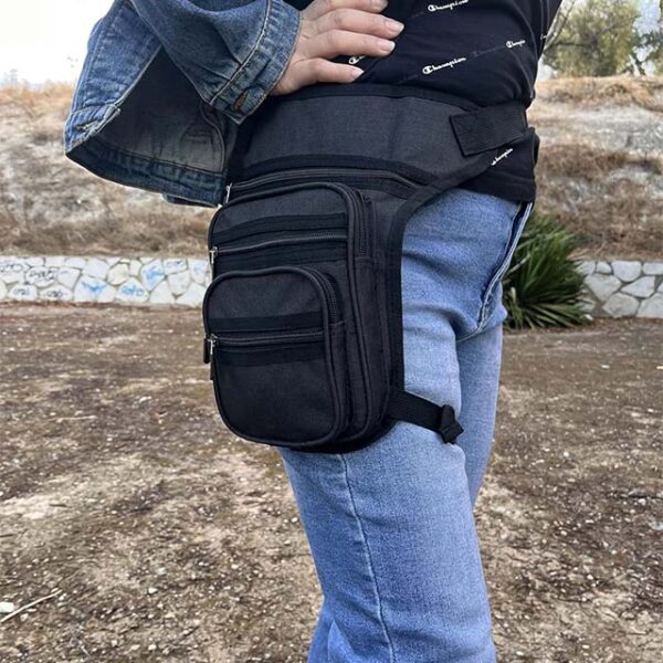 Premium Waterproof Motorcycle Leg & Waist Bag – Durable Anti-Theft Riding Accessory for Bikers
