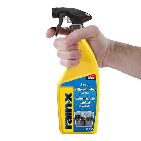Rain-X 2-in-1 Glass Cleaner & Rain Repellent 500 ml – Model 1830048/88197500 for Streak-Free Shine and Weatherproof Protection