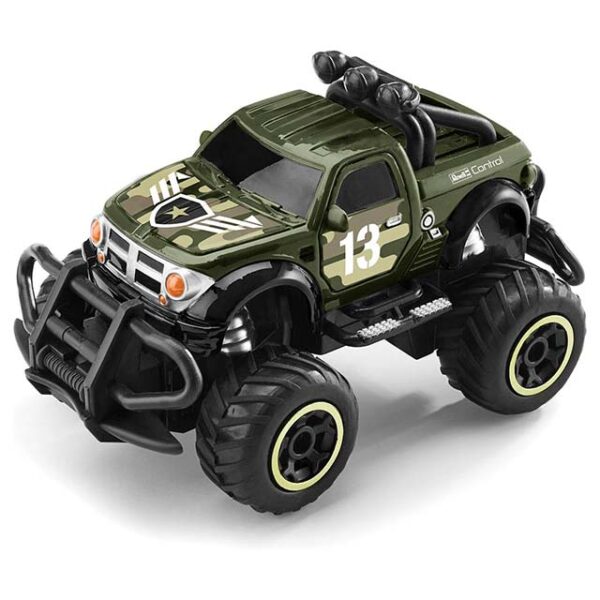 Revell Control 23491 Field Hunter RC Car – 27 MHz Remote, 1:43 Scale, 14cm RAM Model