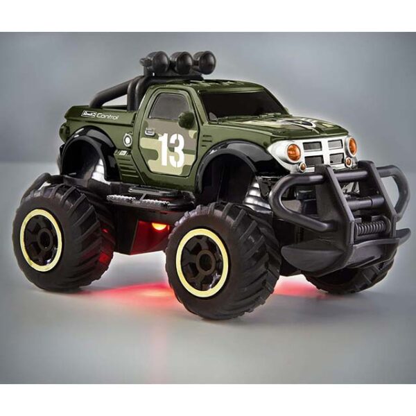 Revell Control 23491 Field Hunter RC Car – 27 MHz Remote, 1:43 Scale, 14cm RAM Model