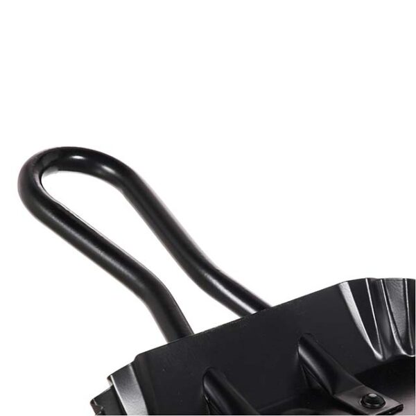 Rolson 300mm Black Metal Dust Pan – Durable Heavy-Duty Cleaning Tool