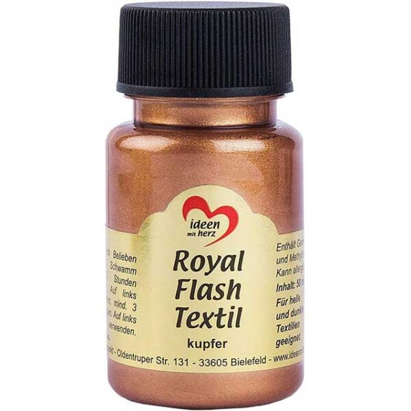 Royal Flash Textil Glittery Fabric Paint 50ml