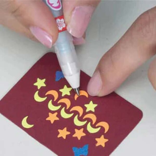 Sakura Quickie Glue Precise Adhesive Pen – Fast-Drying, Dries Clear for Crafts, Paper & DIY Projects