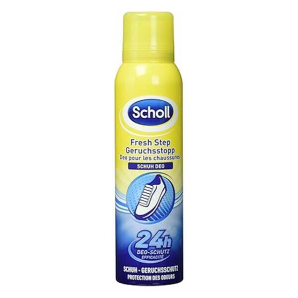 Scholl Fresh Step Shoe Odour Deodorant – Advanced Odour Eliminator & Long-Lasting Shoe Freshener