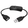 Short Micro USB Data Sync & Power Cable