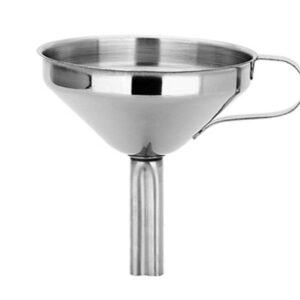 13CM Stainless Steel Cone Funnel – Precision Oil Pouring Hopper for Kitchen & Home Use