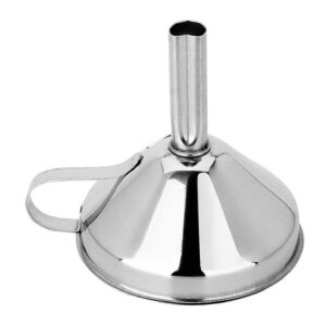 13CM Stainless Steel Cone Funnel – Precision Oil Pouring Hopper for Kitchen & Home Use