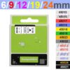 Standard 45013 Labeling Tape for Dymo – Durable Black Print on White Tape for Office & Industrial Organization