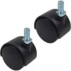 Swivel Caster Wheel with Threaded Stem