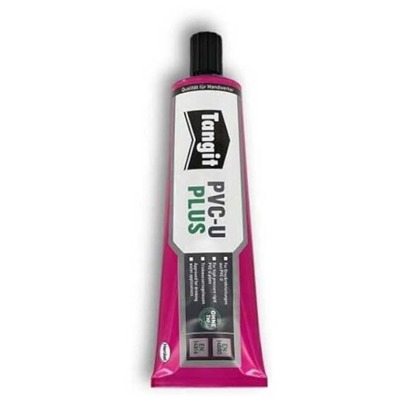 Tangit PVC-U Plus Pipe Adhesive 125g – High-Performance Glue for Gas, Drinking Water, Pressure Hoses & Pressure-Free Pipes