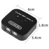 USB Printer Sharing KVM Switch & Printer Splitter for 2 Devices – Driver-Free Automatic Desktop Controller with Dual USB Cables for Keyboard, Mouse, Scanner & Printer