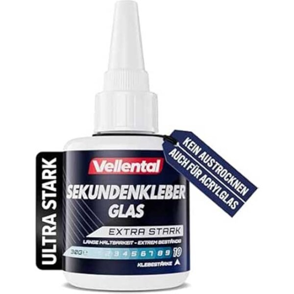 Ultra Strong Transparent Super Glue for Glass & Acrylic