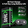 Upgraded Fast Charging 4x1200mAh Xbox Controller