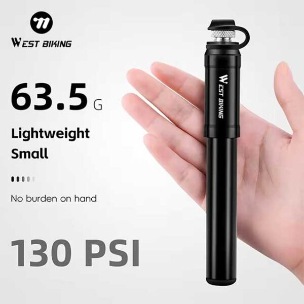 WEST BIKING High Pressure Mini Air Pump