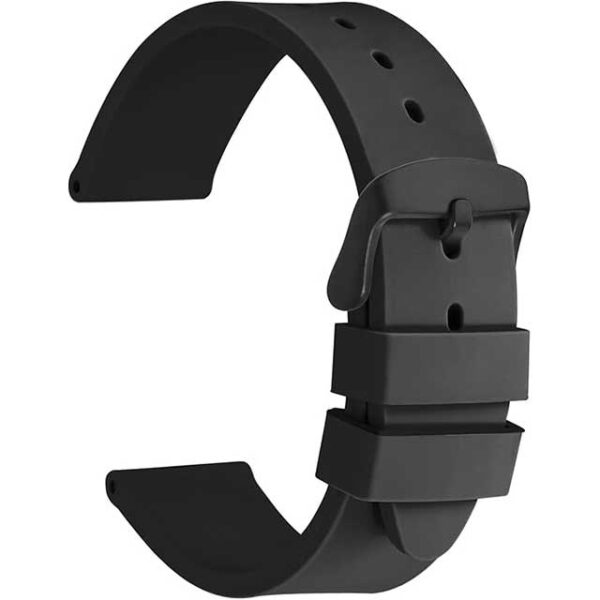 WOCCI 20mm Premium Silicone Rubber Watch Band