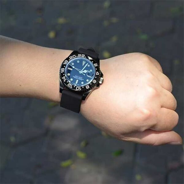 WOCCI 20mm Premium Silicone Rubber Watch Band