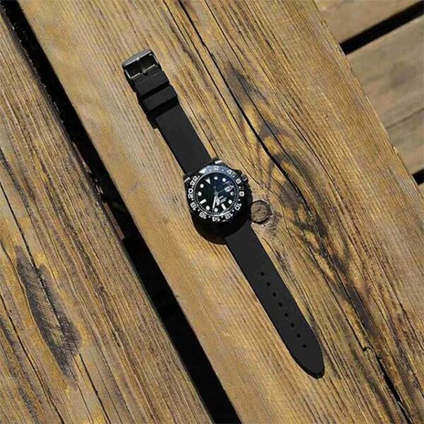 WOCCI 20mm Premium Silicone Rubber Watch Band