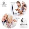 Wansview Q2 1080P WiFi Wireless Security IP Camera – Pan/Tilt Home Surveillance with Plug & Play, Two-Way Audio, Night Vision & Baby Monitor