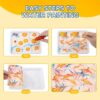 WixbFyn Kids 12-Color Water Marbling Kit – Creative Water Art Paint Set & Craft Activity for Boys & Girls Ages 3+