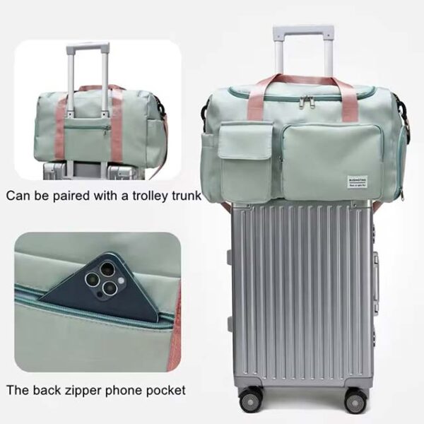 Women's Travel Handbags & Gym Shoulder Bags - Waterproof Oxford Fitness, Camping, Trekking & Hiking Crossbody Bag