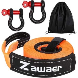 Zawaer 10T Car Tow Rope & Tow Strap