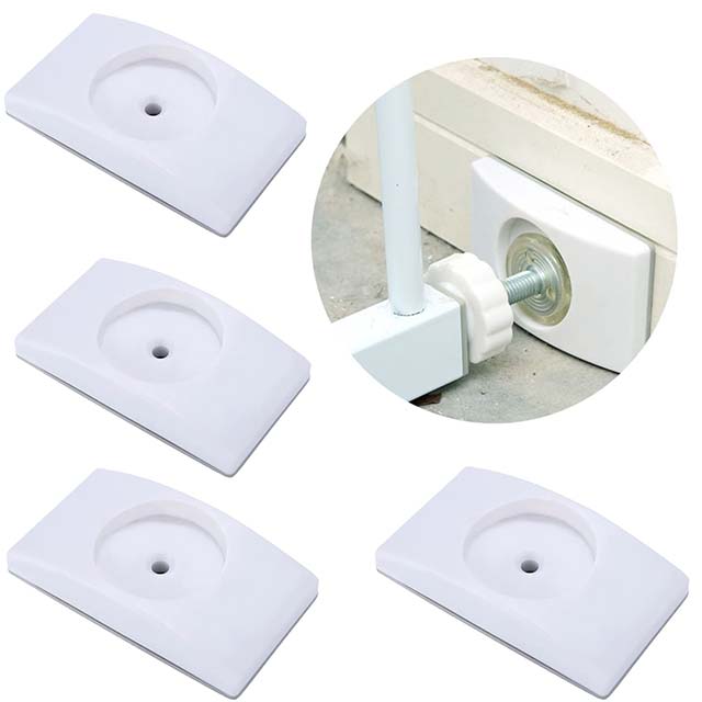 4 Pieces Baby Gate Wall Protectors & Stair Guard Extensions – Ultimate Safety Solution for Baby, Pet, and Home Stairs, Doors & Walls