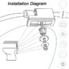 ABS Stainless Steel Soft-Close Toilet Seat Hinges Replacement – Durable Fixings for Fixed Toilet Seat Installation