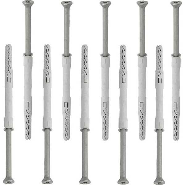 AERZETIX Plastic Dowels Ø10×140 mm