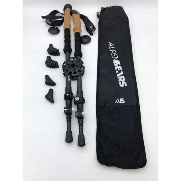 Alpen Bears Hiking & Nordic Walking Poles – Lightweight, Durable Trekking Poles for Outdoor Adventures