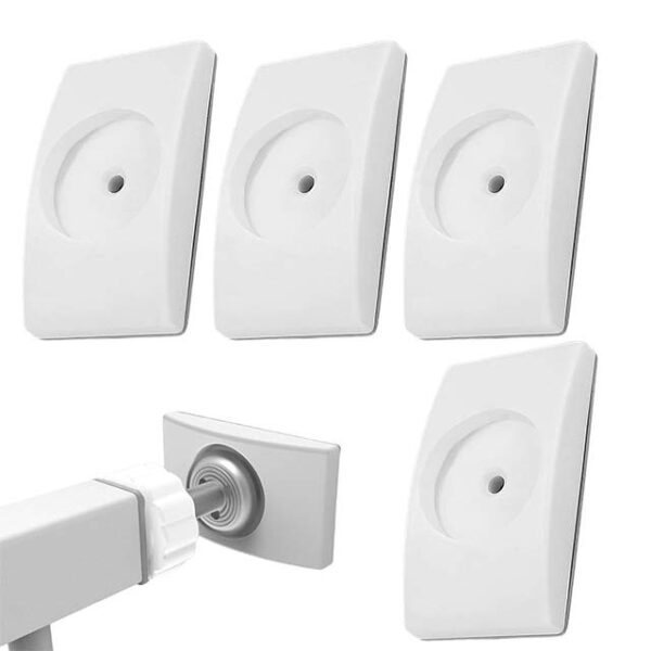 Amesor Baby Gate Wall Cup & Bumper Protection Kit – 4-Piece Pet Safety Guard for Gates, Doors, Stairs & Skirting Boards