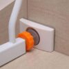 Amesor Baby Gate Wall Cup & Bumper Protection Kit – 4-Piece Pet Safety Guard for Gates, Doors, Stairs & Skirting Boards